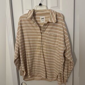 EUC Aerie stripped pullover, size small